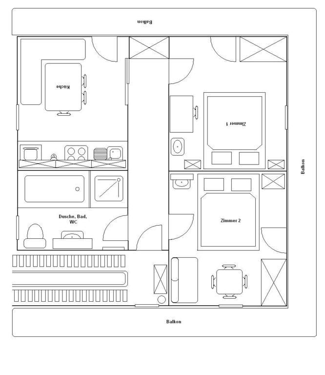 Apartment Hubert Praxmarer Fulpmes Chambre photo